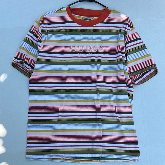 Guess Red and Pink Short Sleeve Tee - Picture 1 of 4